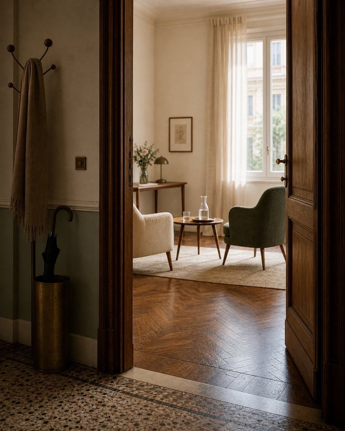 Ingresso di uno studio di psicoterapia a Roma